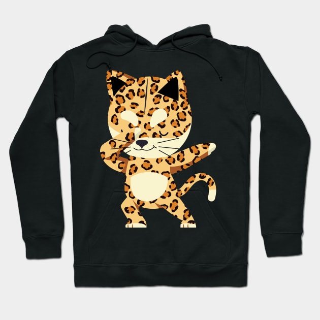 'Dabbing Cheetah Big Cat' Funny Dabbing Animal Gift Hoodie by ourwackyhome